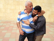  بالصور: اللحظات الأولى من إطلاق سراح الأسير اللداوي أمير النفار